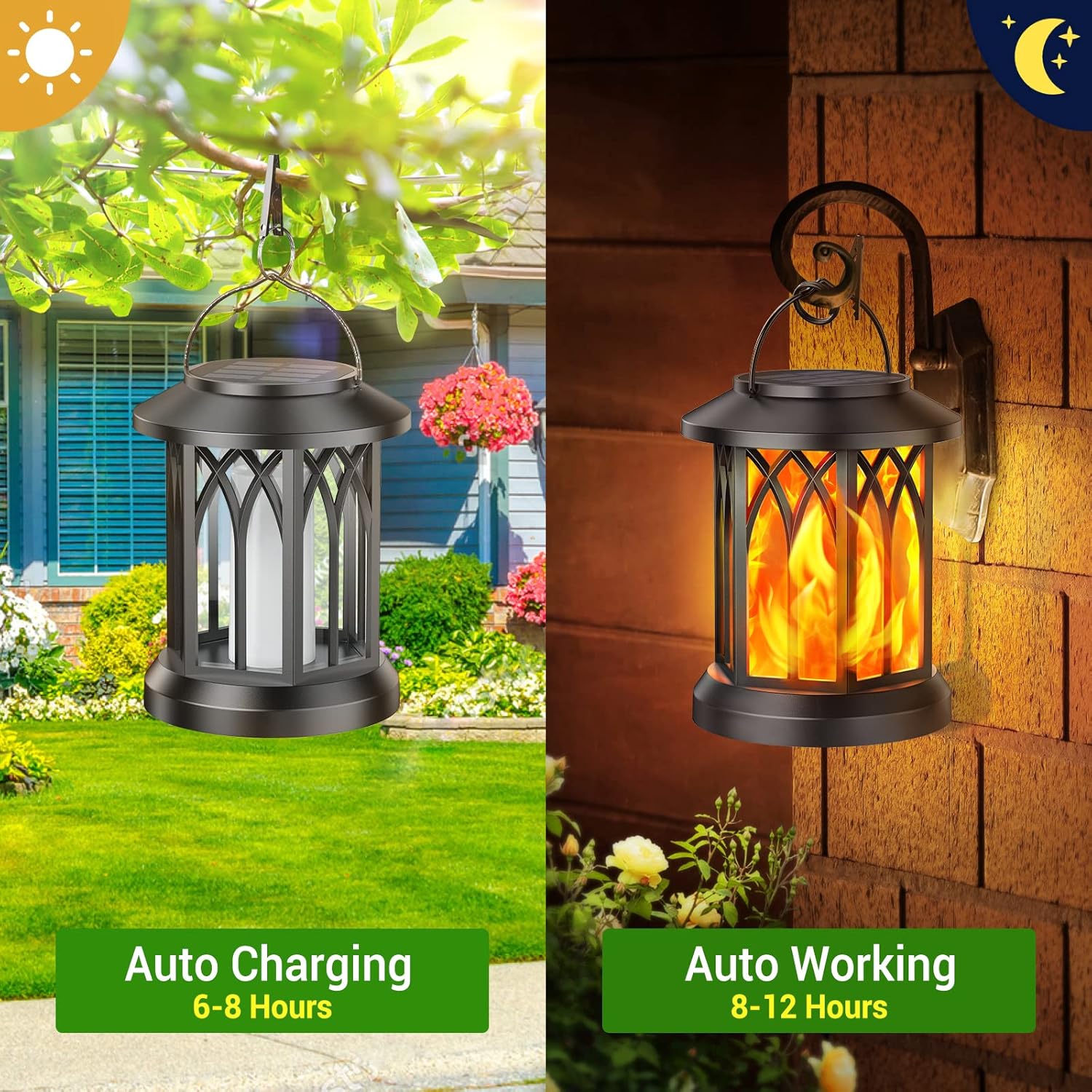 LumaFlame – Solar-Powered Outdoor Flickering Lantern