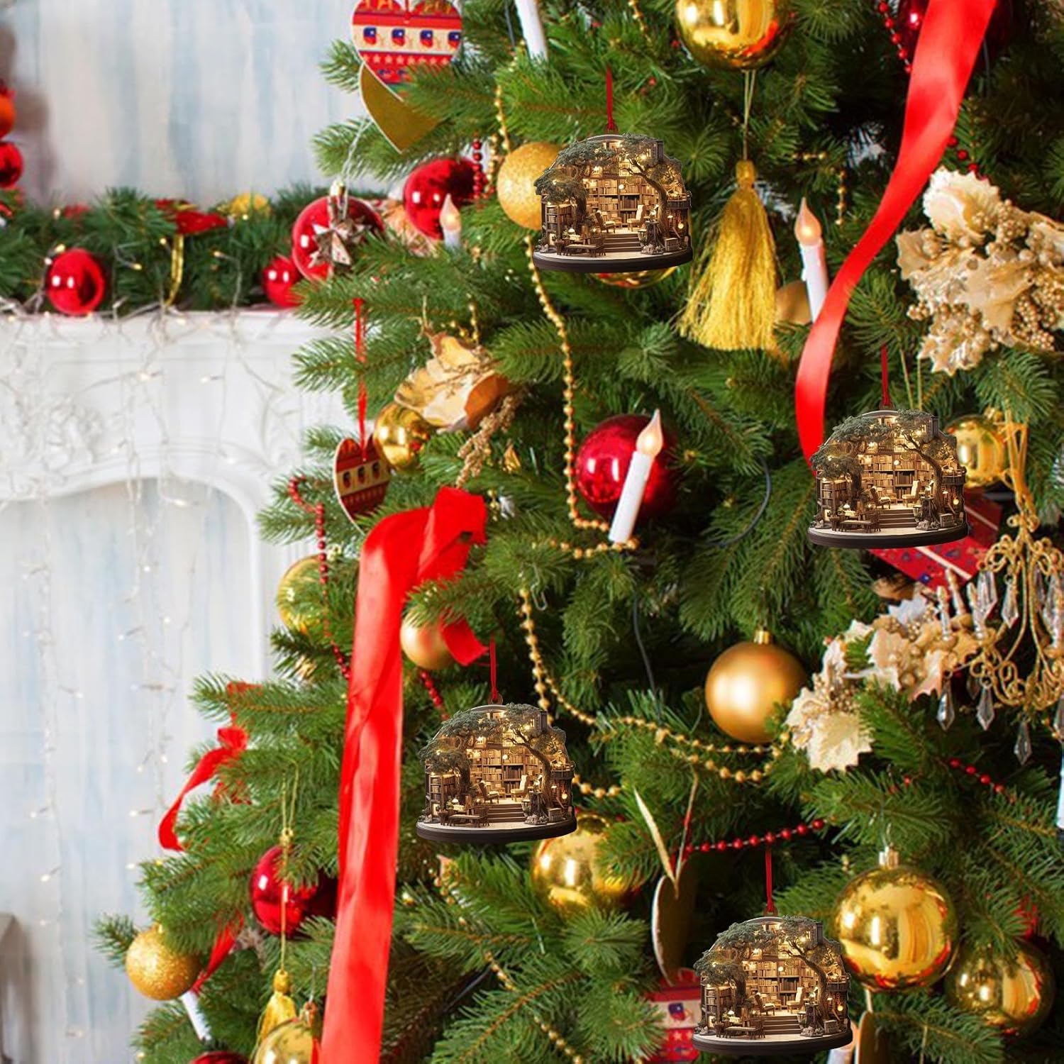 BookishJoy – Christmas Book Lover Ornament