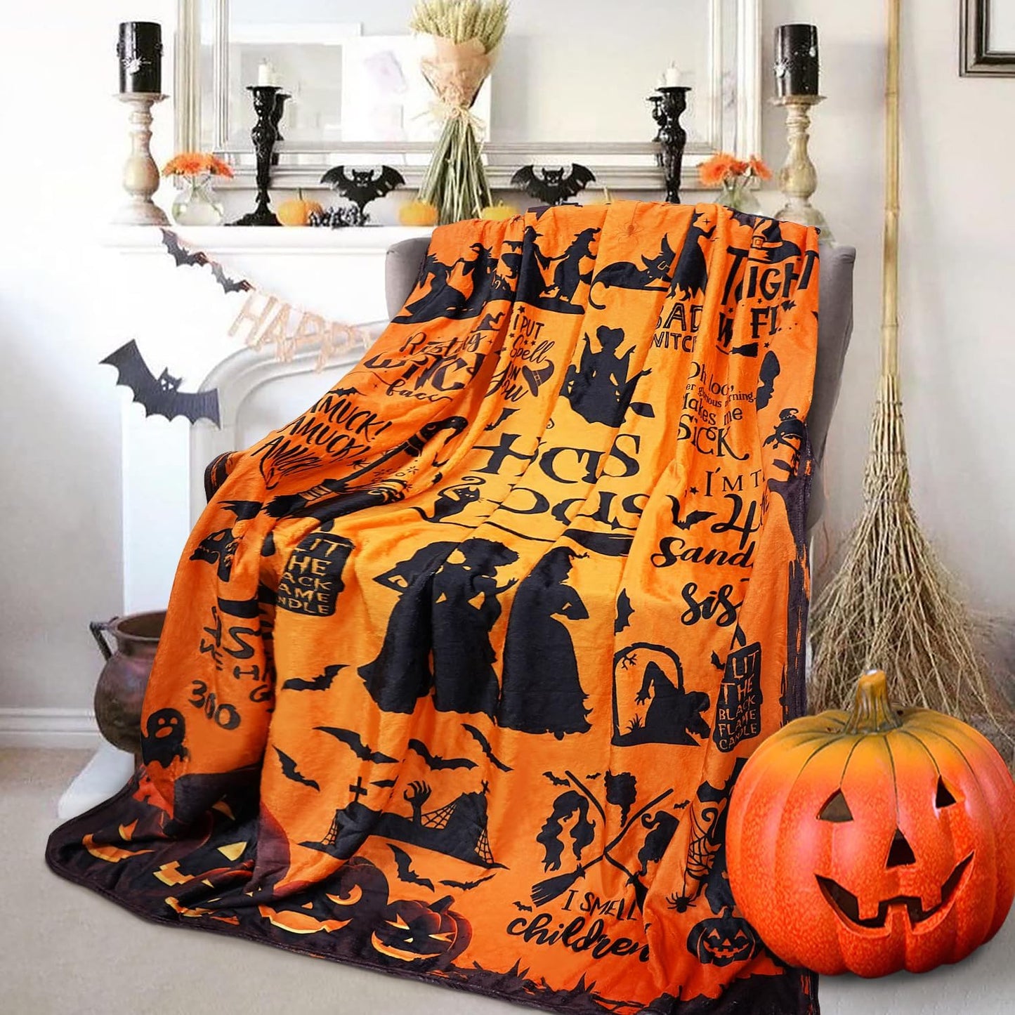SpookySnuggle – Halloween Comfort Blanket