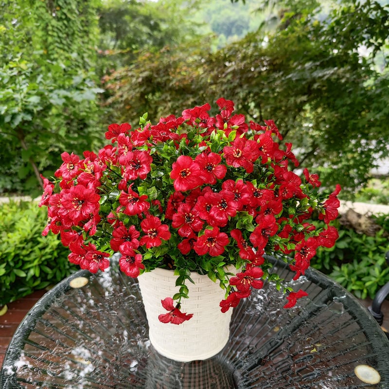 GardenGlow – Weatherproof Faux Flowers for Outdoor Beauty