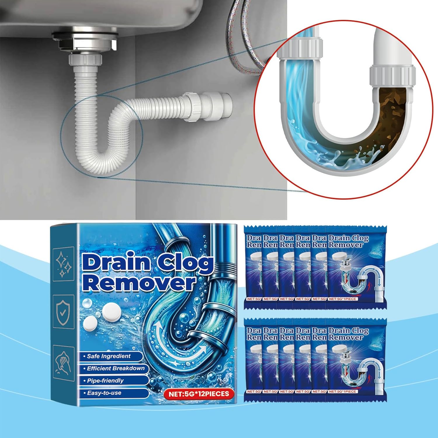 DrainFish – Quick Dissolving Clog Remover