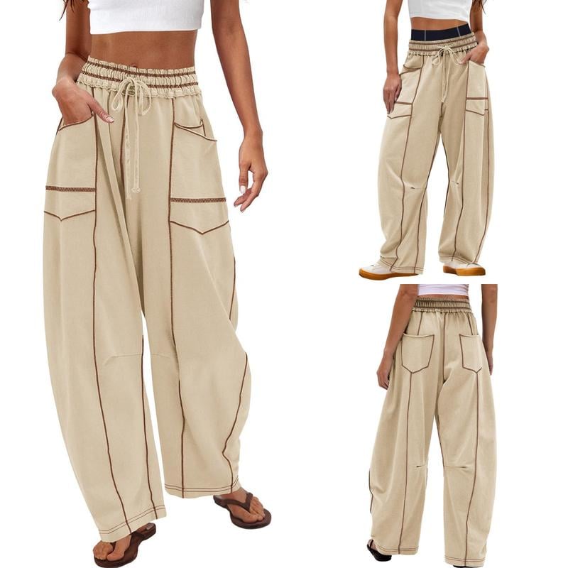 MoveLuxe | Relaxed Wide-Leg Drawstring Lounge Pants