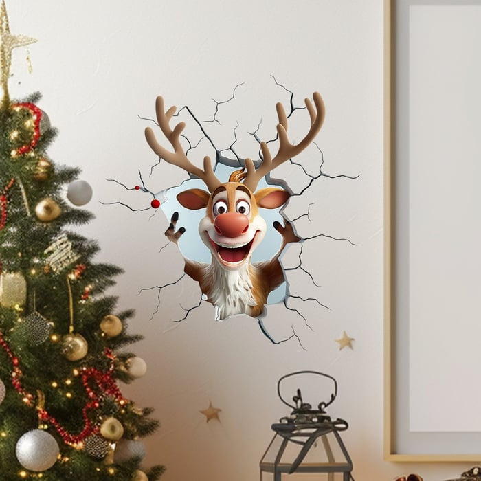 MerrySanta – Holiday Wall Sticker Set