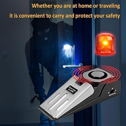 SafeStop – Portable Door Alarm