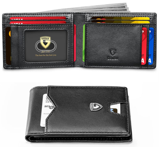 CarbonGuard - Slim RFID-Blocking Wallet for Men
