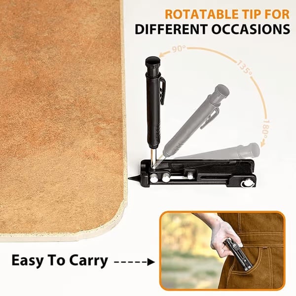 BuildMark – Multifunctional Construction Pencil Tool