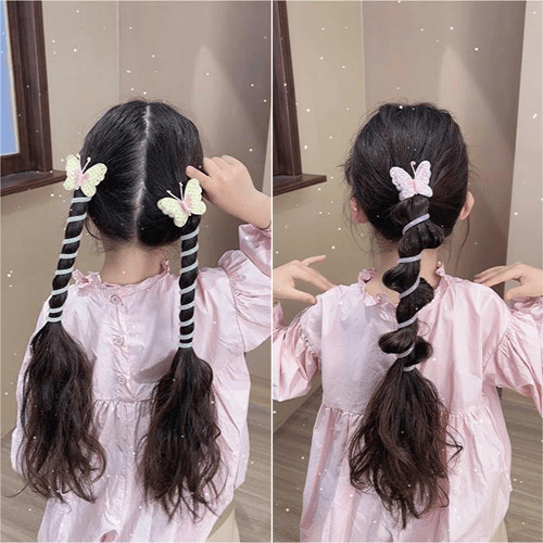 TwistFlora – Butterfly Coil Hair Bands