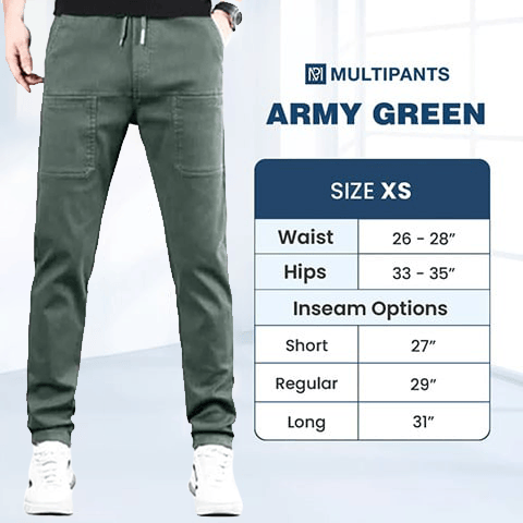 MultiPants – Durable Multi Pocket Stretch Cargo Pants