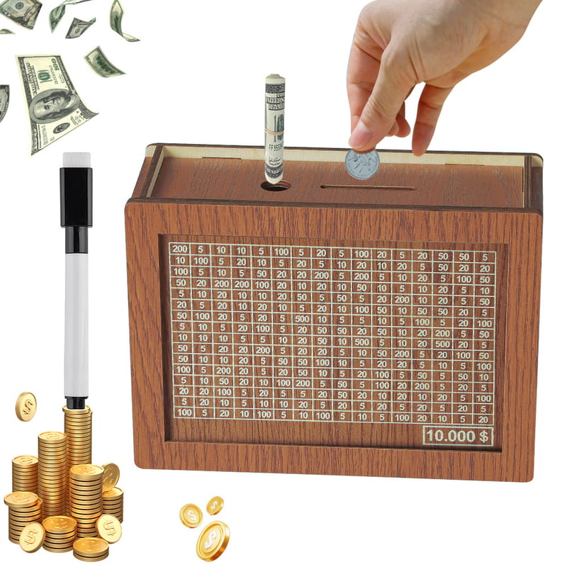 Vaultify – Elegant Wooden Savings Box