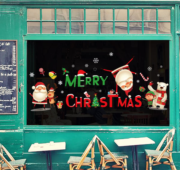 FrostyClings – Reusable Christmas Window Stickers