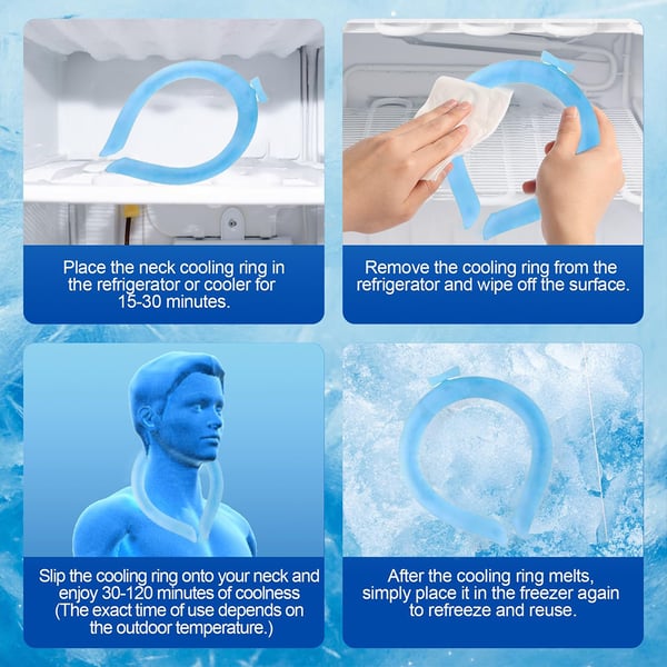 FrostLoop – Reusable Cooling Neck Ring