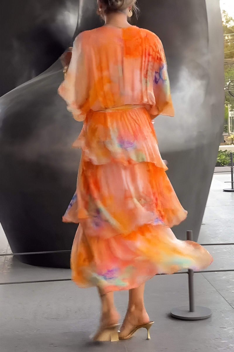 Silkaura – Ethereal Chiffon Dress