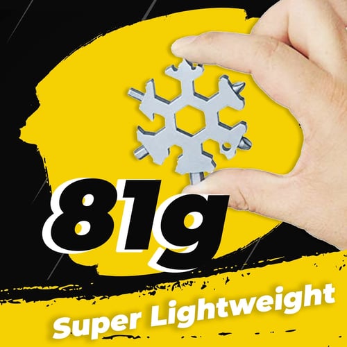 SnowMaster – Durable 18-in-1 Snowflake Multi-Tool