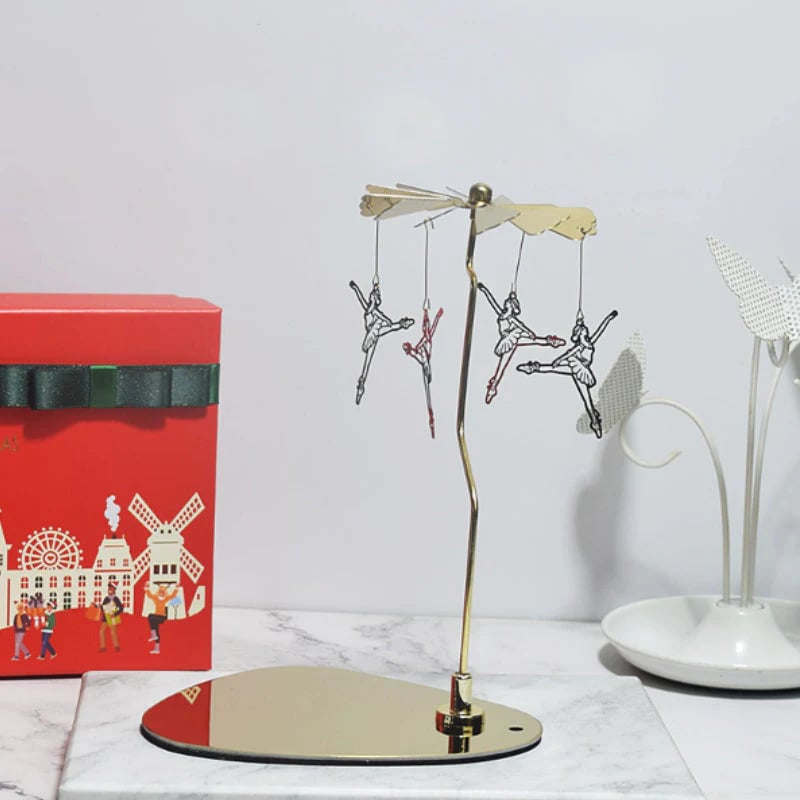 GlowSpin – Rotating Candle Holder