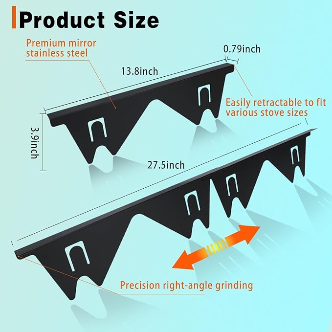 GapGuard – Stainless Steel Stove Cover