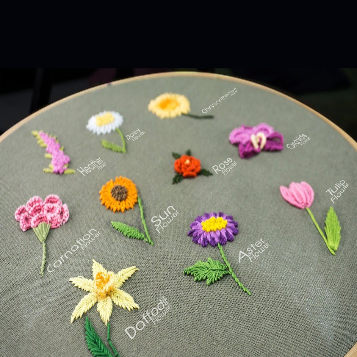 BloomStitch - Botanical Hand Embroidery Kit