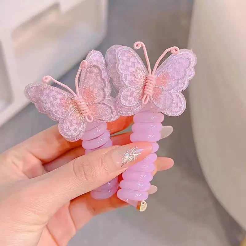 TwistFlora – Butterfly Coil Hair Bands