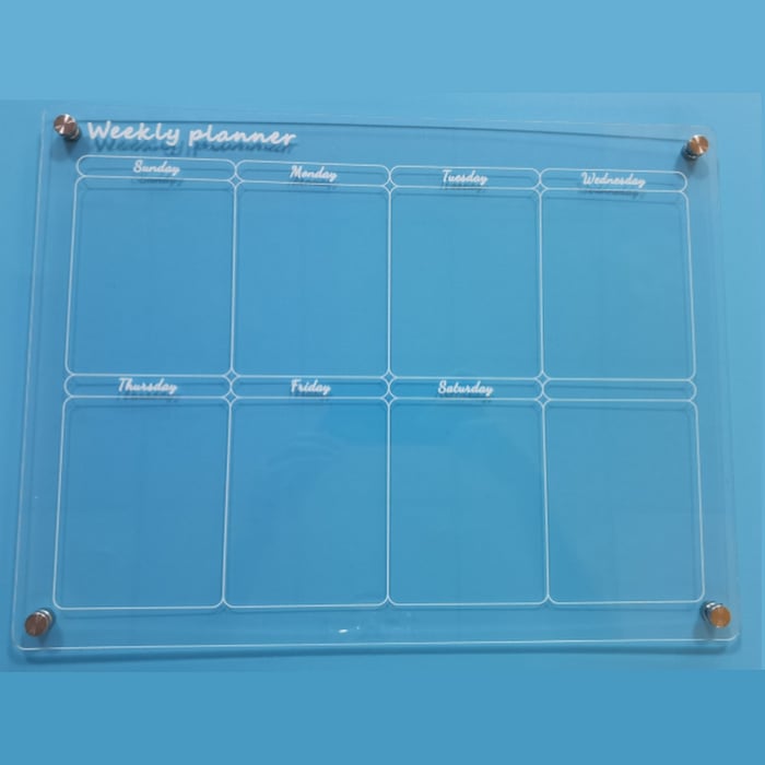MagniPlan – Permanently Reusable Fridge Planner Board