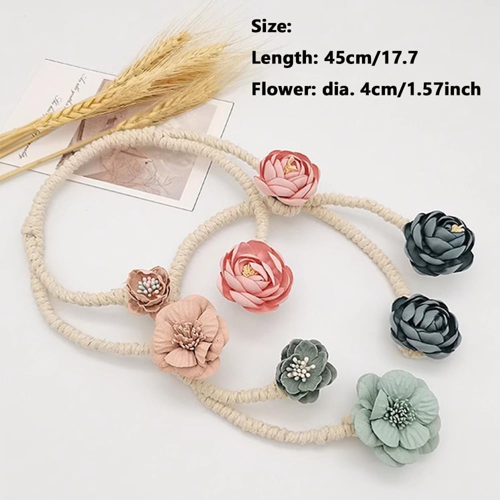 DrapeBloom – Elegant Magnetic Curtain Tieback Clips