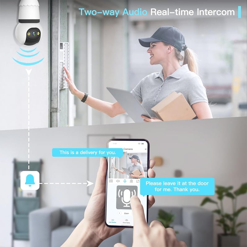 BrightWatch – Wireless Light Bulb Camera
