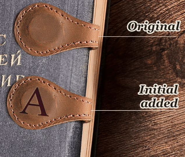 ReadLux - Stylish Leather Bookmark for Book Lovers