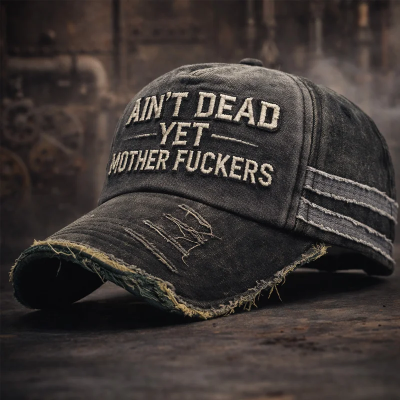 Ain't Dead Yet Vintage Trucker Cap-Buy 2 Free shipping