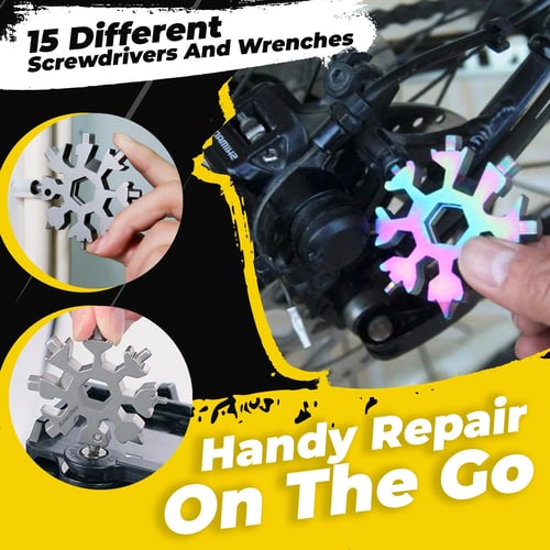 SnowMaster – Durable 18-in-1 Snowflake Multi-Tool