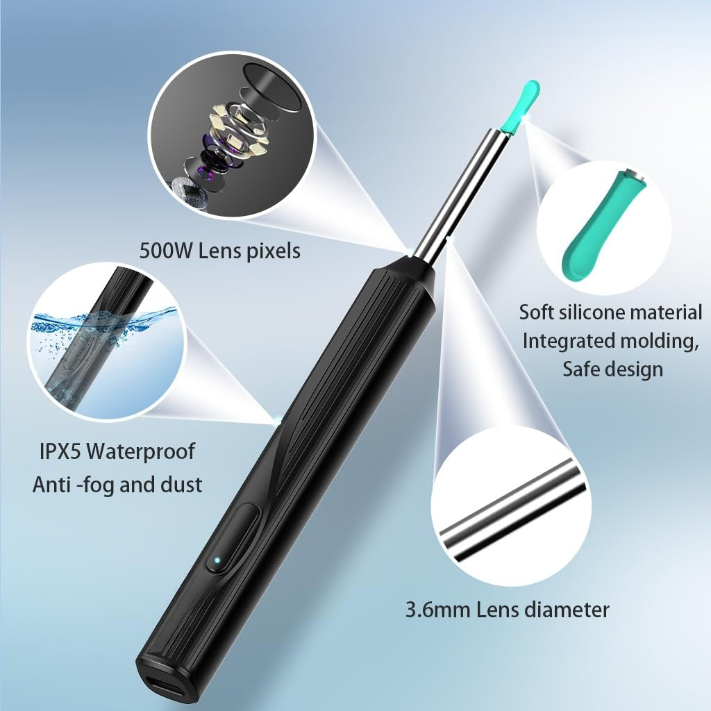 EarView Pro - Wireless HD Otoscope for Safe Ear Cleaning