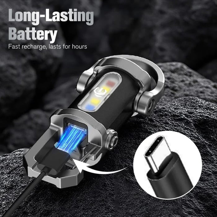 GlowKey – Mini Rechargeable Flashlight