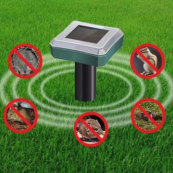 SolarGuard – Ultrasonic Pest Repeller for Moles, Mice & Snakes