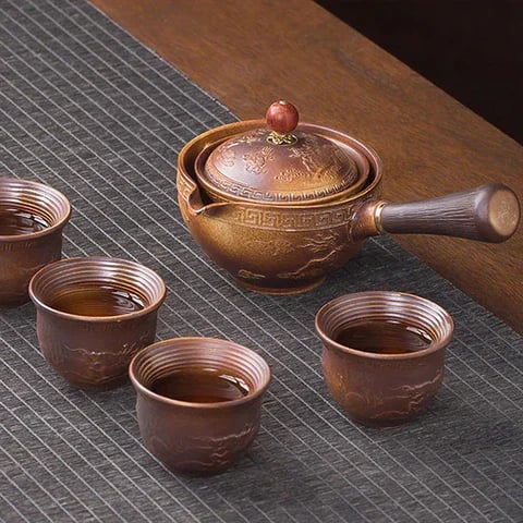 TeaGlide – 360° Rotating Travel Tea Maker Set