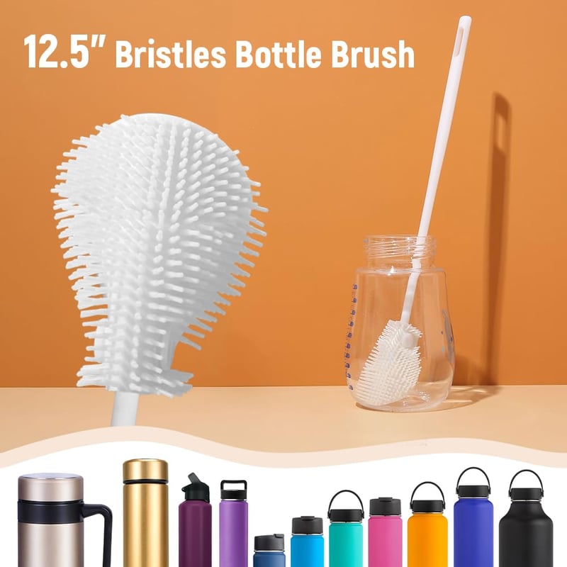 SparkleSip – Silicone Bottle Cleaning Brush