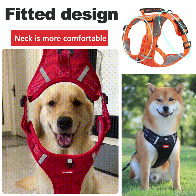 HappyTrek - Front-Leash Control Harness for Dogs