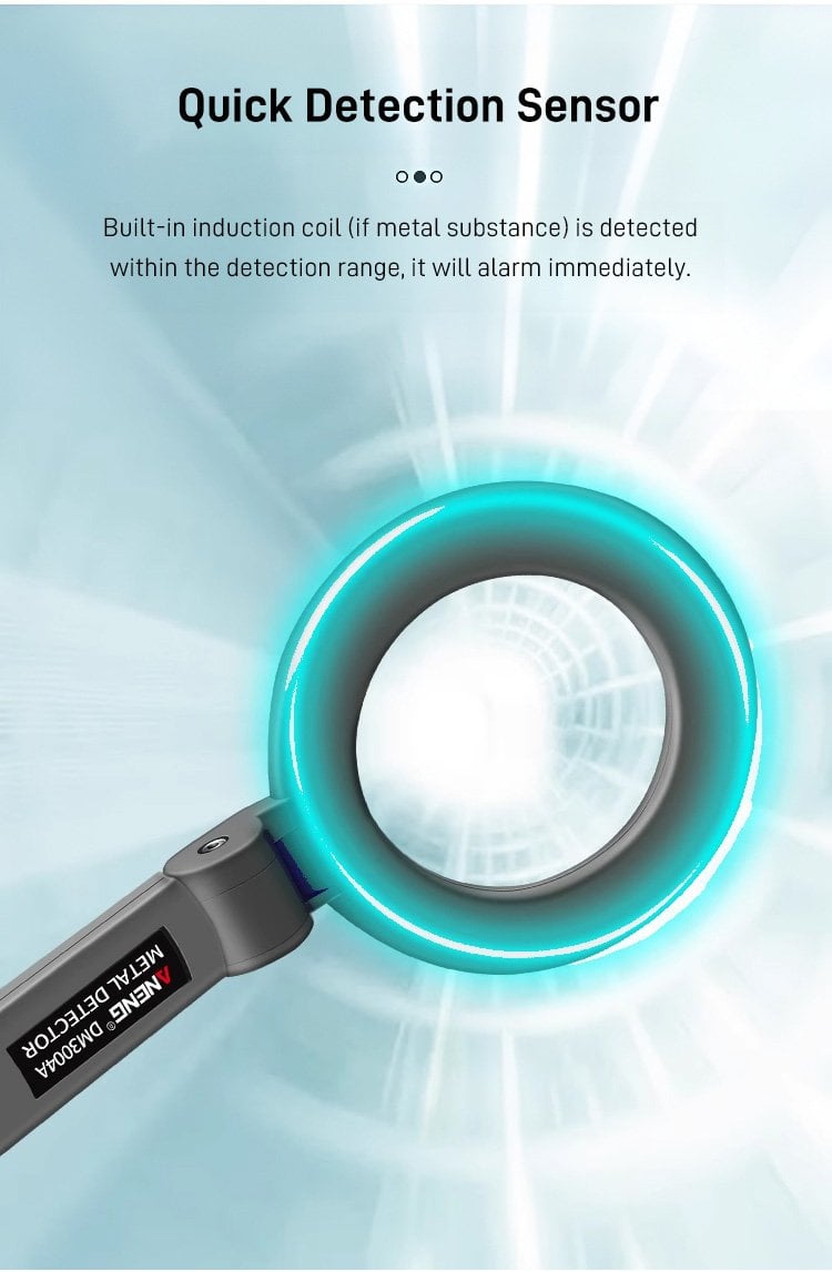 DetectaGuard – High-Sensitivity Metal Scanner