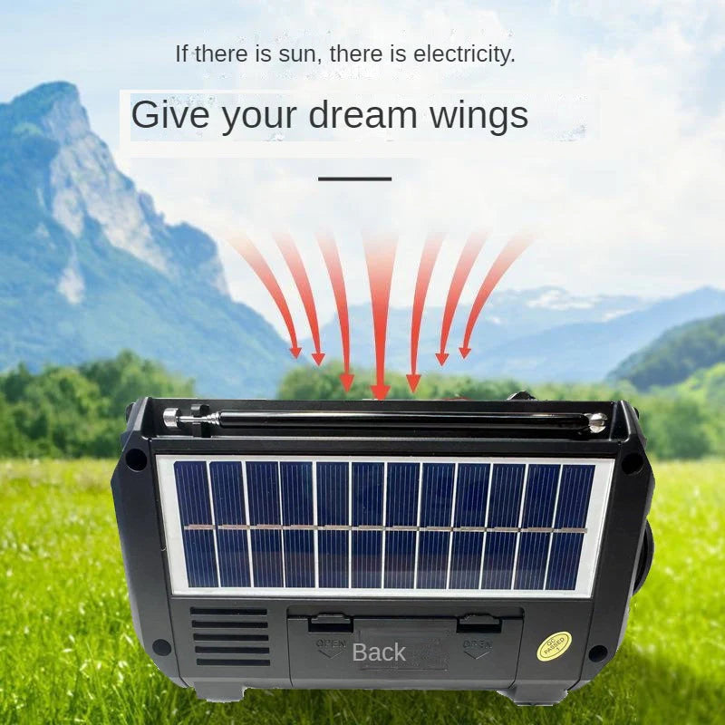SolarWave – Rechargeable Solar-Powered Radio