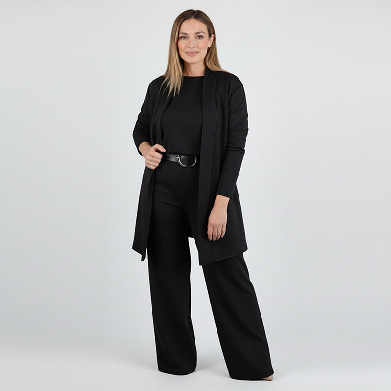 TrendyTrio – Sophisticated Cardigan & Pants Set