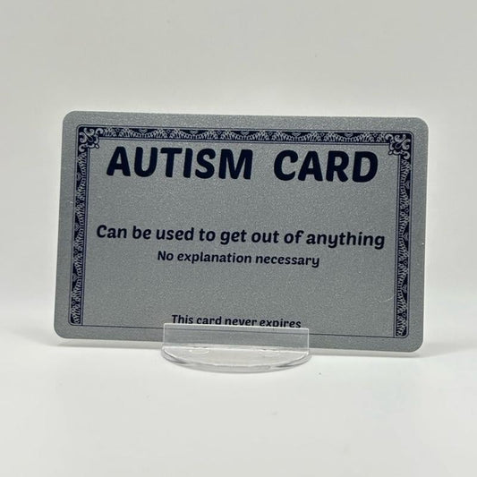 HonestMoment – Funny Autism Pass Card
