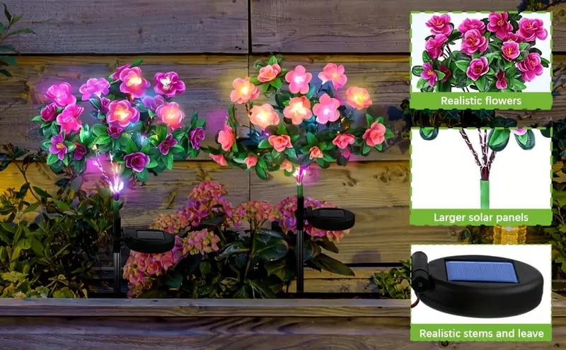 FloraShine - Solar Decorative Flower Lights