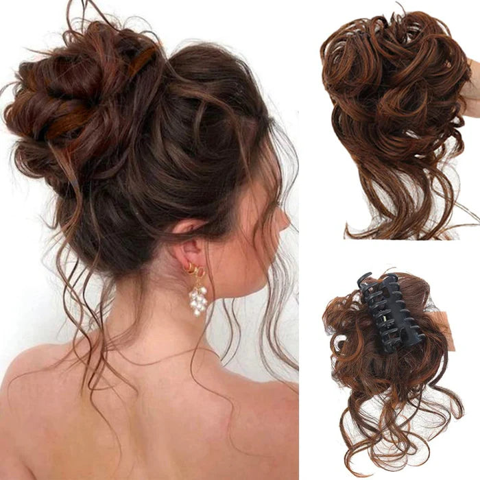 CurlGrip – Large Curly Bun Claw Clips