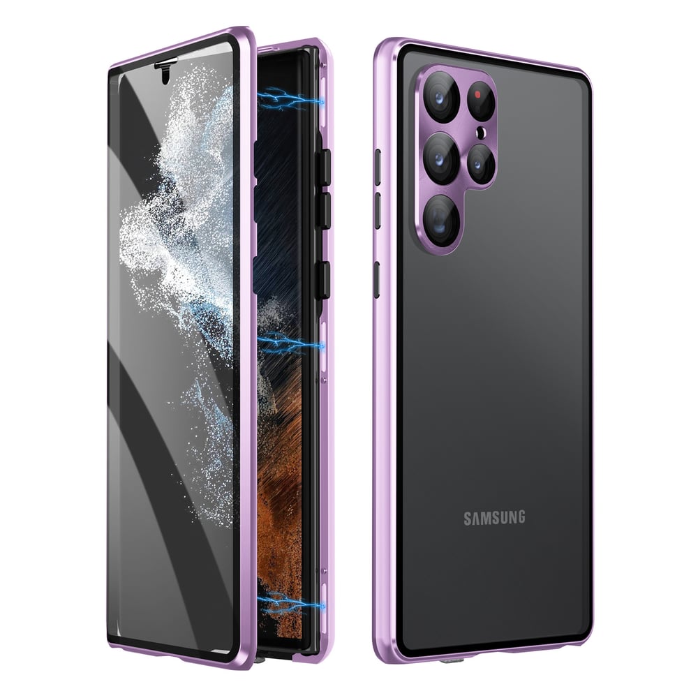 GlassGuard – Magnetic Full-Cover Phone Case