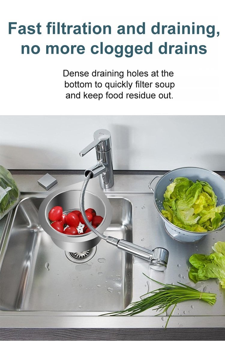 SwanDrain – Premium Stainless Steel Sink Basket