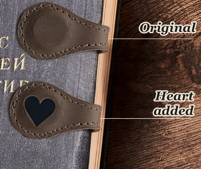 ReadLux - Stylish Leather Bookmark for Book Lovers