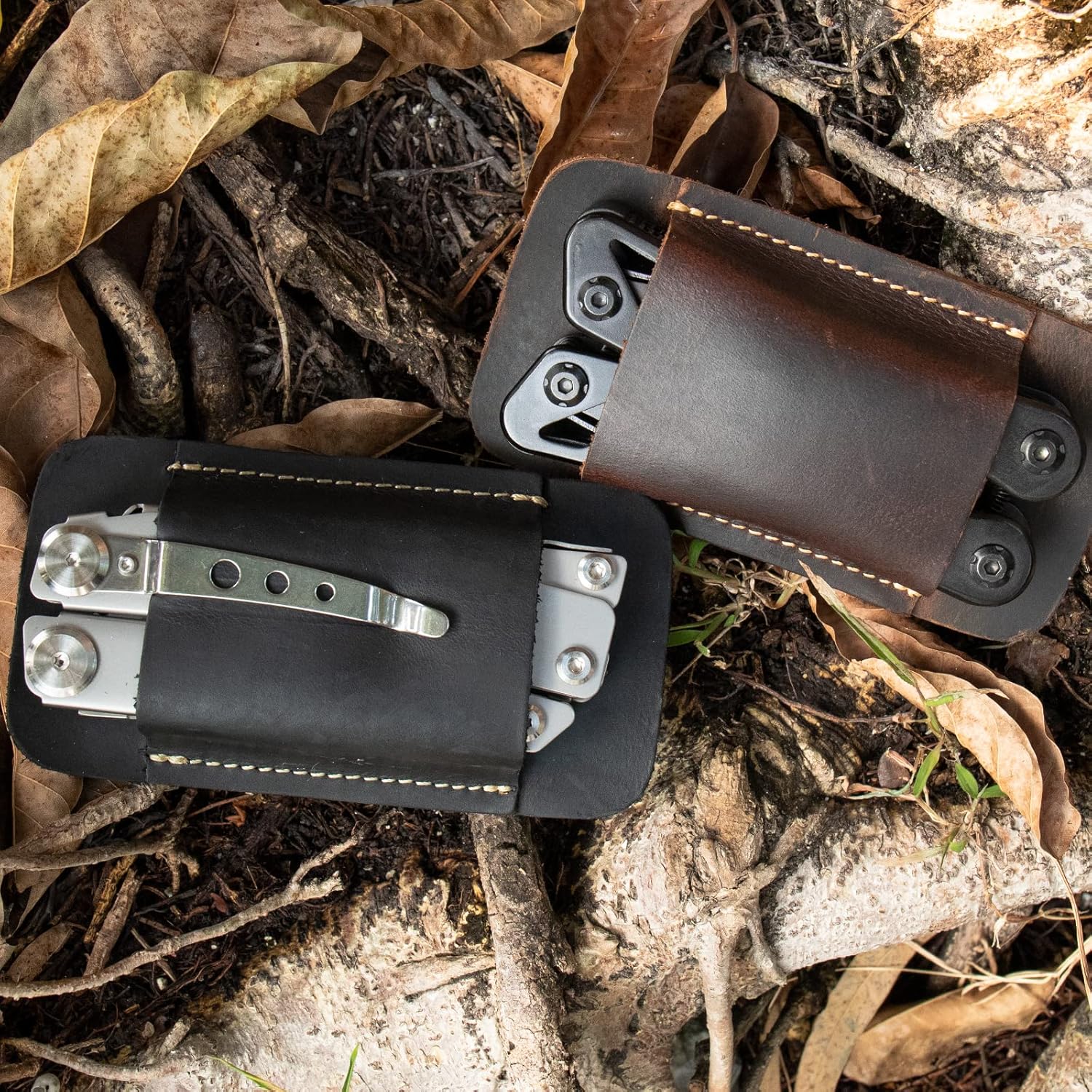 LeatherGuard – Retro Horizontal Knife Scabbard