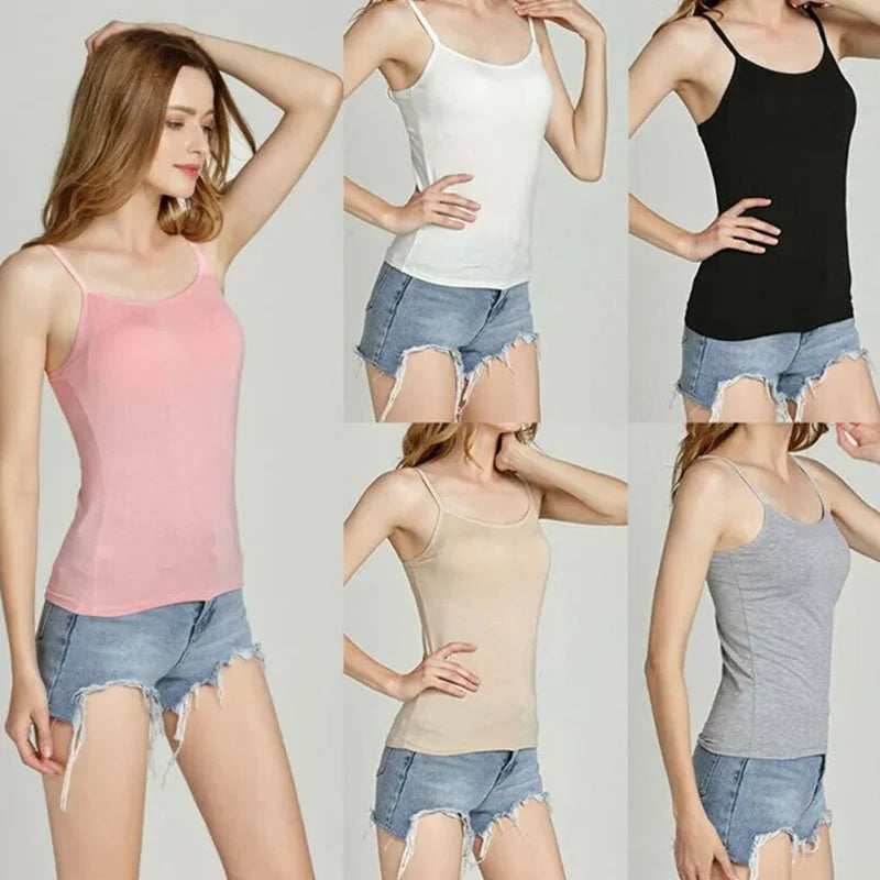 Comfortique - Stylish Tank with Integrated Bra Support