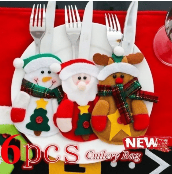 FestivePouch – Christmas Cutlery Holder Pocket