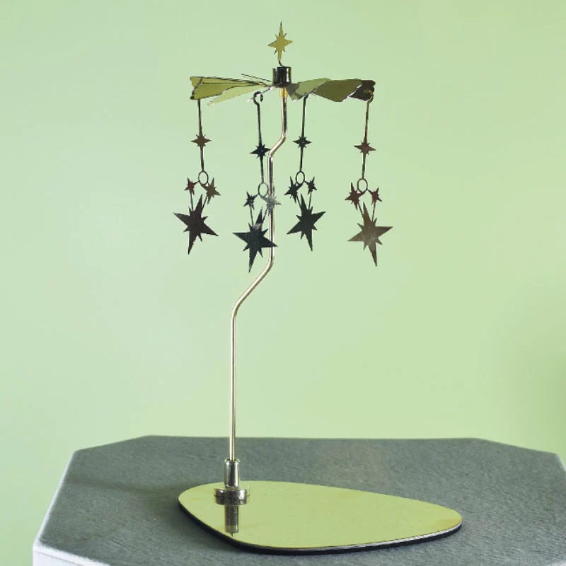 GlowSpin – Rotating Candle Holder