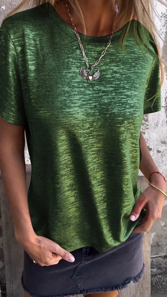 LuxeShine | Metallic Gold T-Shirt