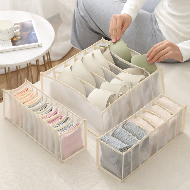TidyNest – Foldable Wardrobe Clothes Organizer