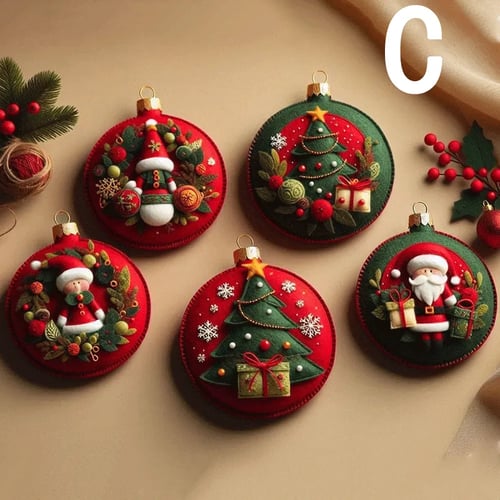 MerryStitch – Handmade Christmas Felt Patch Kit