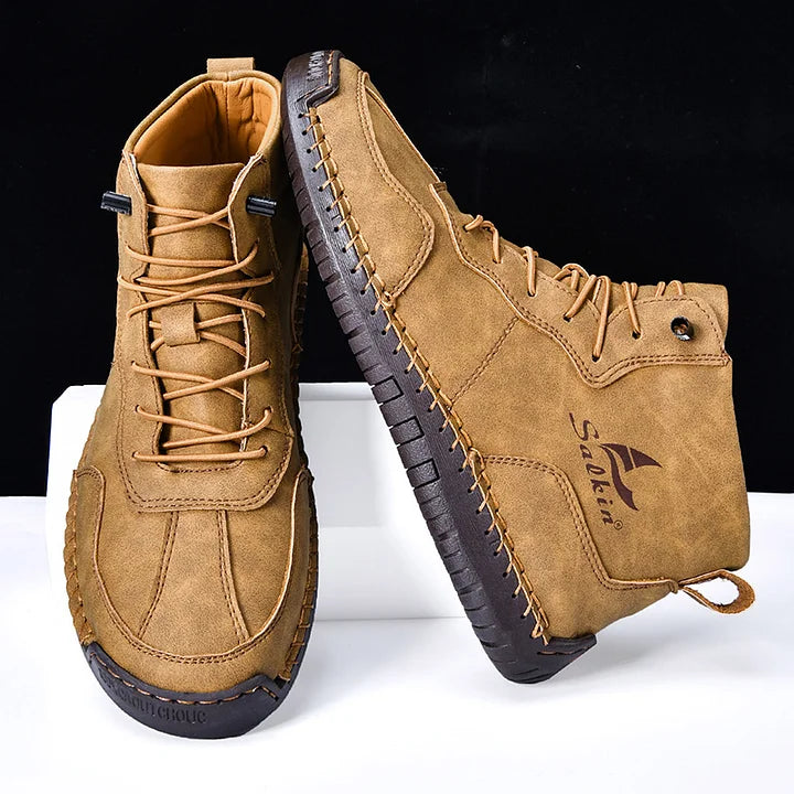 StrideRelief – Men’s Orthopedic Leather Boots